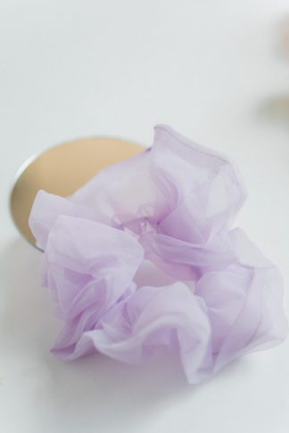 purple scrunchie