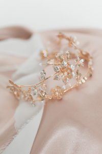 gold botanical crown/tiara
