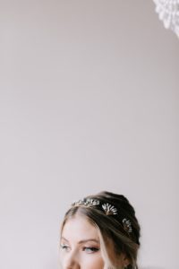 antique crystal hair crown bridal accessory