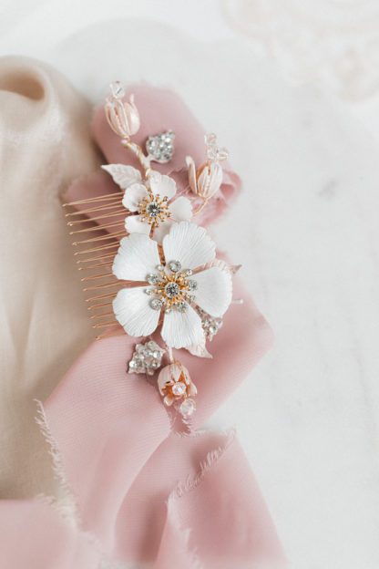 sparkly bridal comb